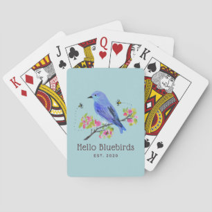 Jeu De Cartes Bonjour Bluebirds Jouer des cartes - Bleu