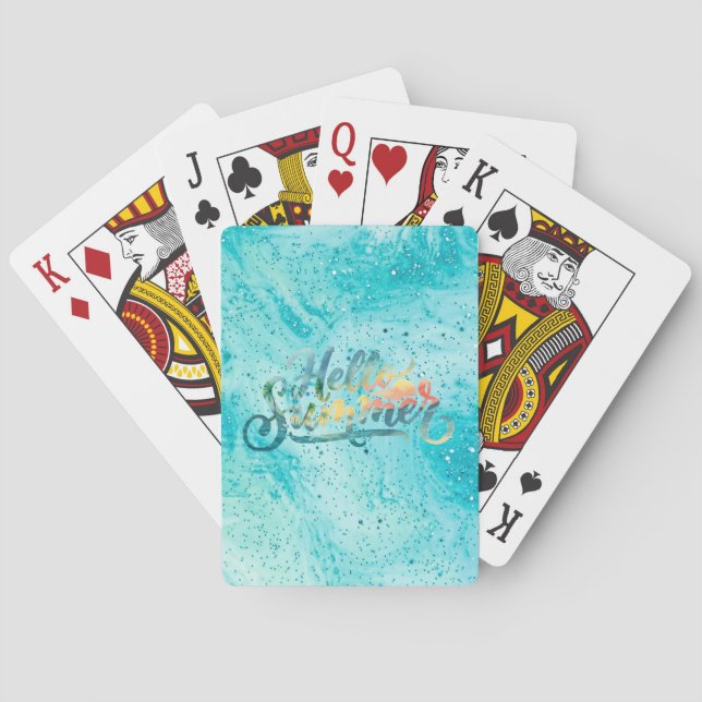 Jeu De Cartes Bonjour l'été (dos)