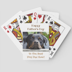 Jeu De Cartes Bonne Fête des pères photo Best Dog Papa