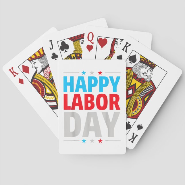 Jeu De Cartes Bonne fête du travail ! (dos)
