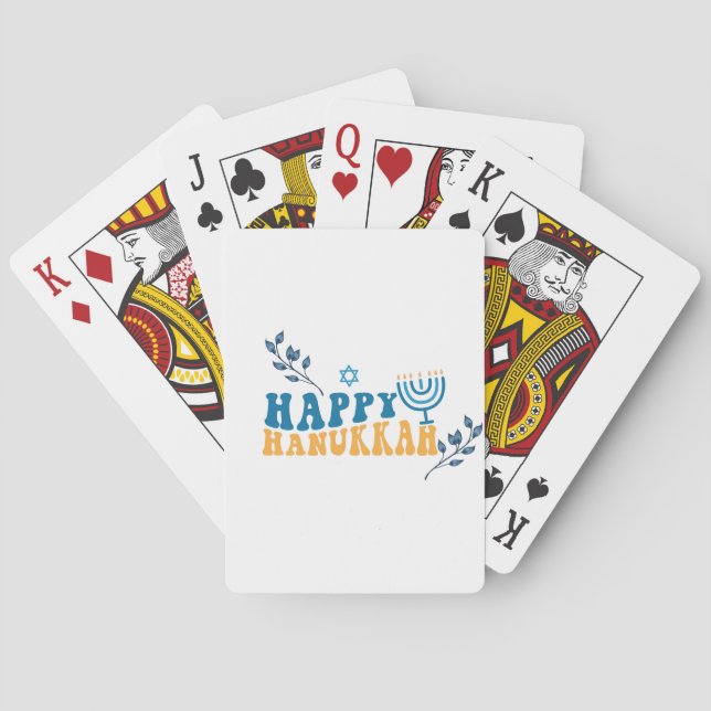 Jeu De Cartes Bonne Hanoukka (dos)