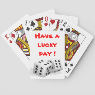 JEU DE CARTES BONNE JOURNÉE DE CHANCE