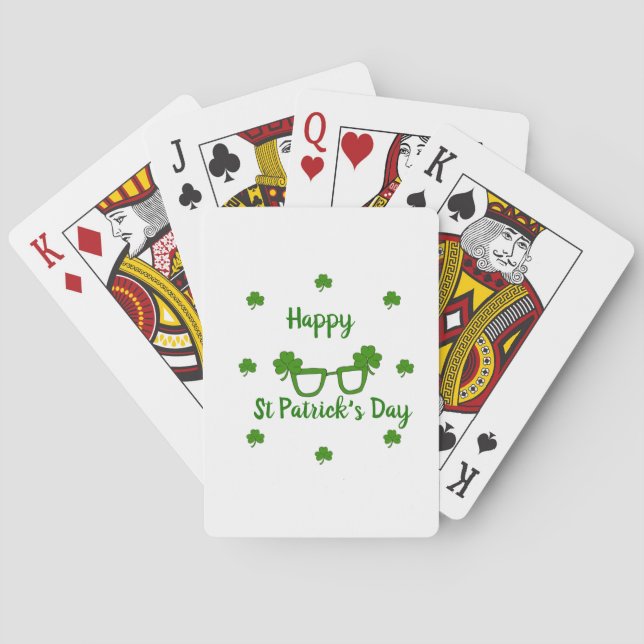 Jeu De Cartes Bonne Saint Patrick's Day (dos)