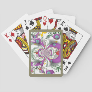 Jeu De Cartes Bonnes fêtes souris dans le kaléidoscope de