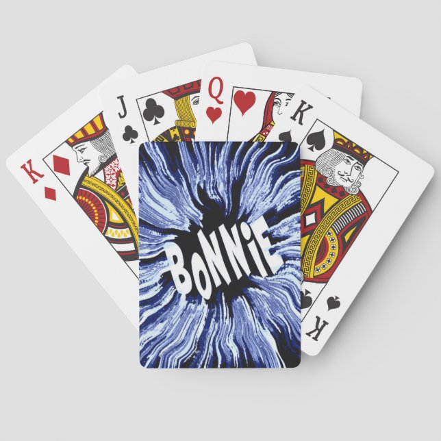 Jeu De Cartes Bonnie Nom Star Art (dos)