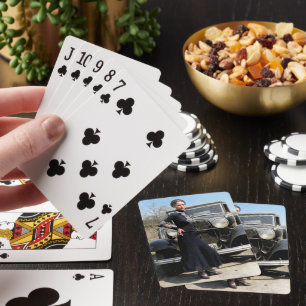 Jeu De Cartes Bonnie Parker avec voiture de fuite couleur Redux