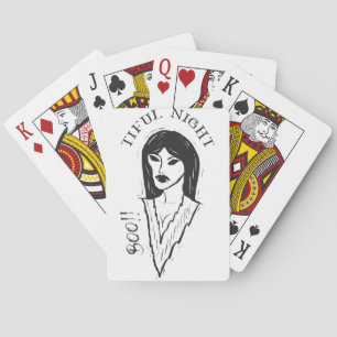 Jeu De Cartes Boo ! Nuit magnifique sorcière Halloween