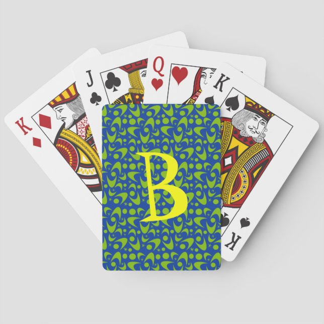 Jeu De Cartes Boomerangs rétro (dos)