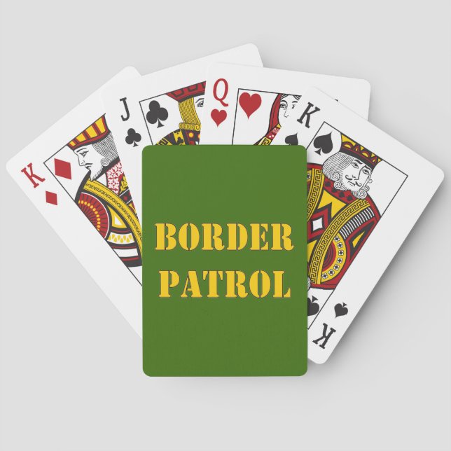 JEU DE CARTES BORDER PATROL (dos)
