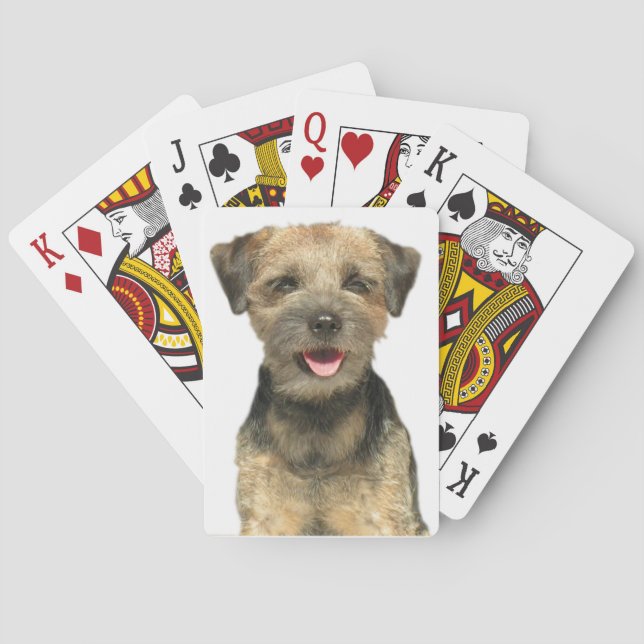 Jeu De Cartes Bordure Terrier Sunshine et Papillons (dos)