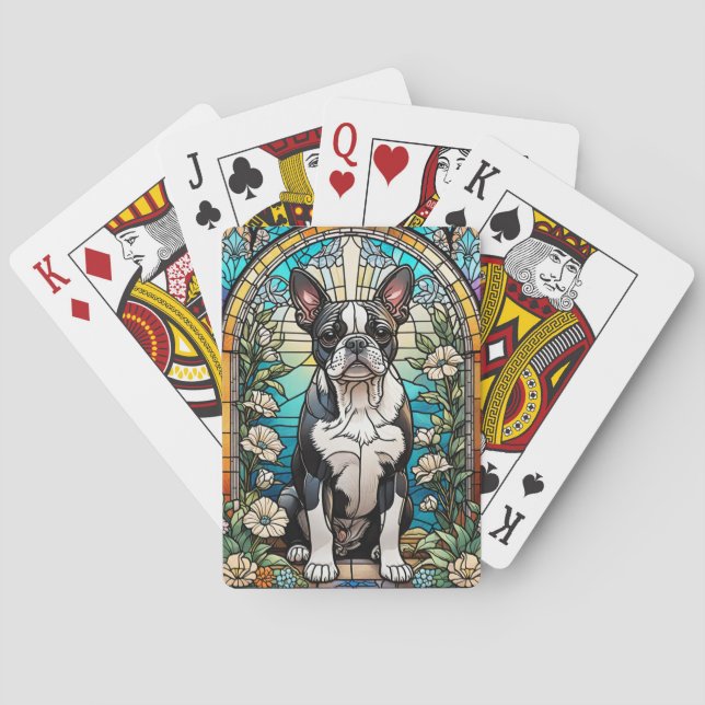 Jeu De Cartes Boston Terrier (dos)