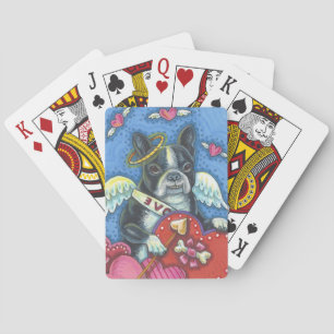 Jeu De Cartes BOSTON TERRIER Cupidon CARTES DE JEUX Poker