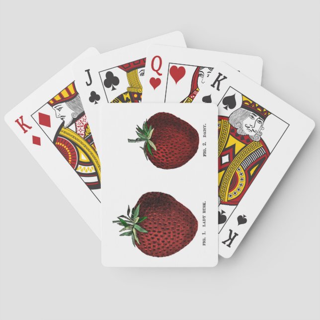 Jeu De Cartes Botanique aux fraises (dos)