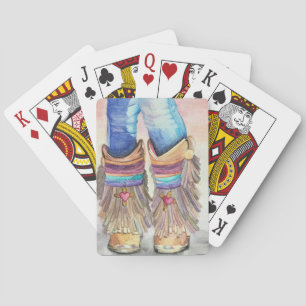 Jeu De Cartes Bottes Western