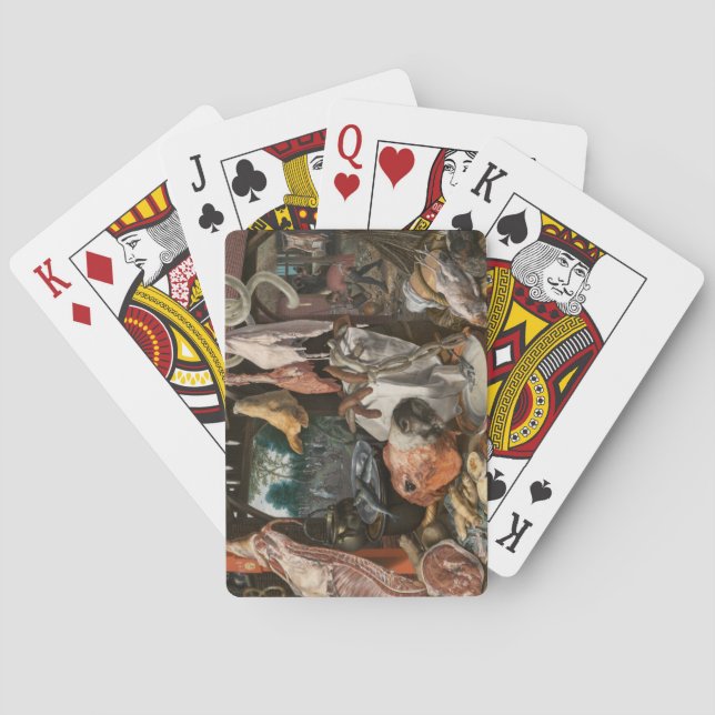 Jeu De Cartes Boucher's Stall (par Pieter Aertsen) (dos)