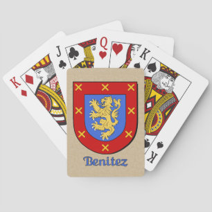 Jeu De Cartes Bouclier héraldique Benitez