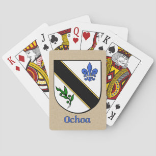 Jeu De Cartes Bouclier héraldique d'Ochoa