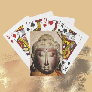 Jeu De Cartes Bouddha d'or face classique