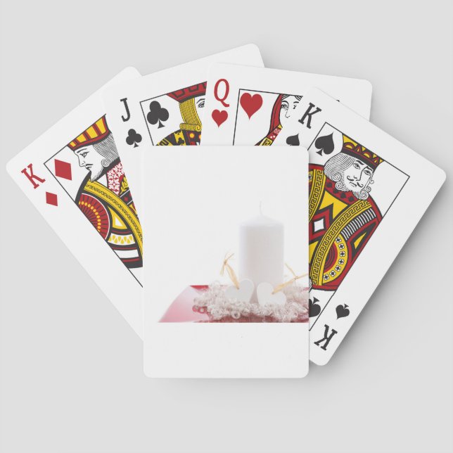 Jeu De Cartes Bougie et coeurs (dos)