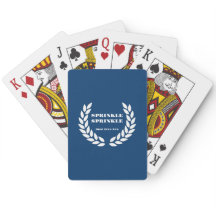 Boujee Blue Sprinkle Sprinkle Jouer Cartes