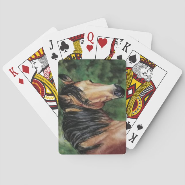 Jeu De Cartes Boukskin Quarter Cheval jument (dos)