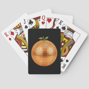 Jeu De Cartes Boule de disco orange