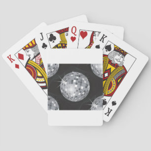 Jeu De Cartes boule disco argent