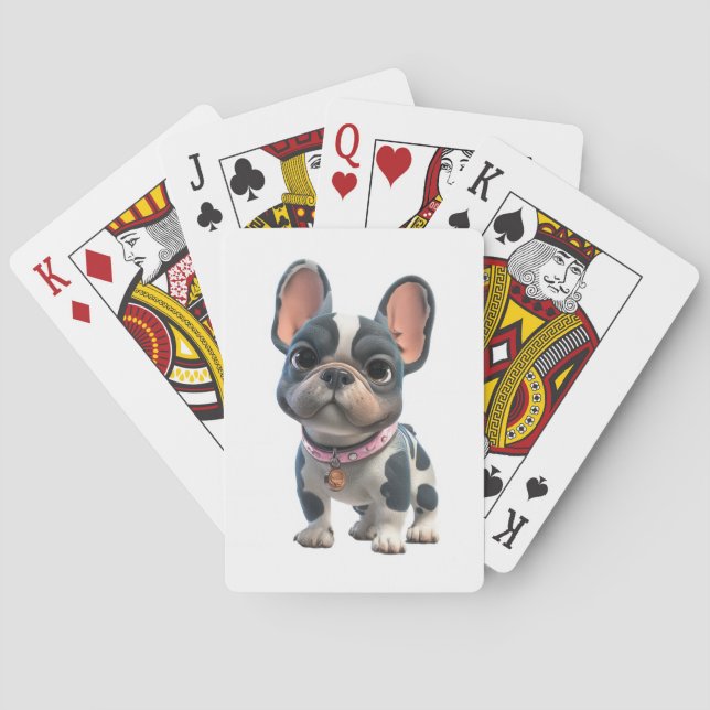 Jeu De Cartes Bouledogue français  (dos)