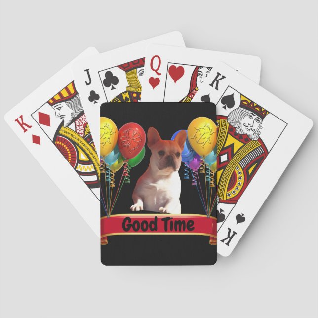 Jeu De Cartes Bouledogue français ballon French Bulldog (dos)
