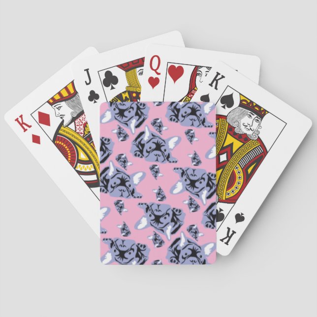 Jeu De Cartes Bouledogues français (dos)