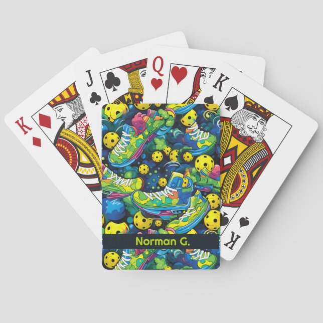 Jeu De Cartes Boules de pickles psychédéliques (dos)