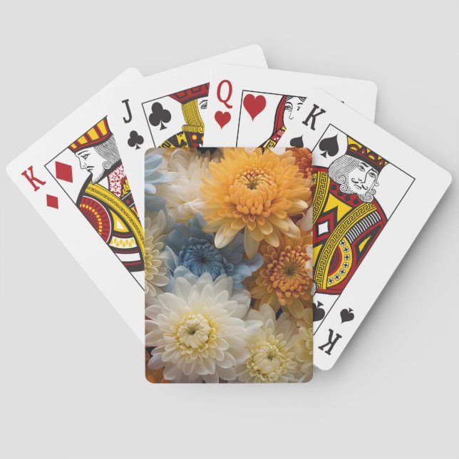 Jeu De Cartes Bouquet de fleurs (dos)