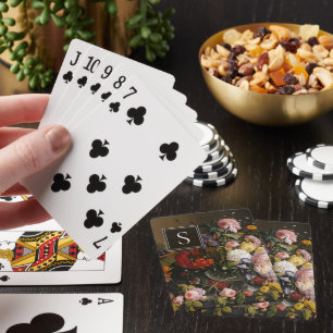 Jeu De Cartes Bouquet de fleurs des champs élégant Peinture d'ar