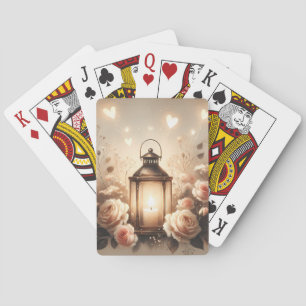 Jeu De Cartes Bouquet de lanterne rose Glow