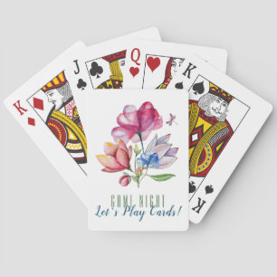 Jeu De Cartes Bouquet Floral de Printemps