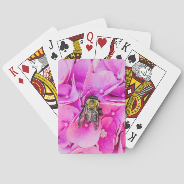 Jeu De Cartes Bourdon sur Hydrangea (dos)
