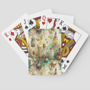 Jeu De Cartes Bouteilles apothécaires vintages Motif (2)