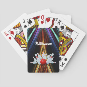 Jeu De Cartes Bowling - Boule et Quilles - un Strike - personnal