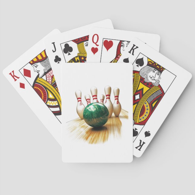 Jeu De Cartes Bowling Jouer Cartes (dos)