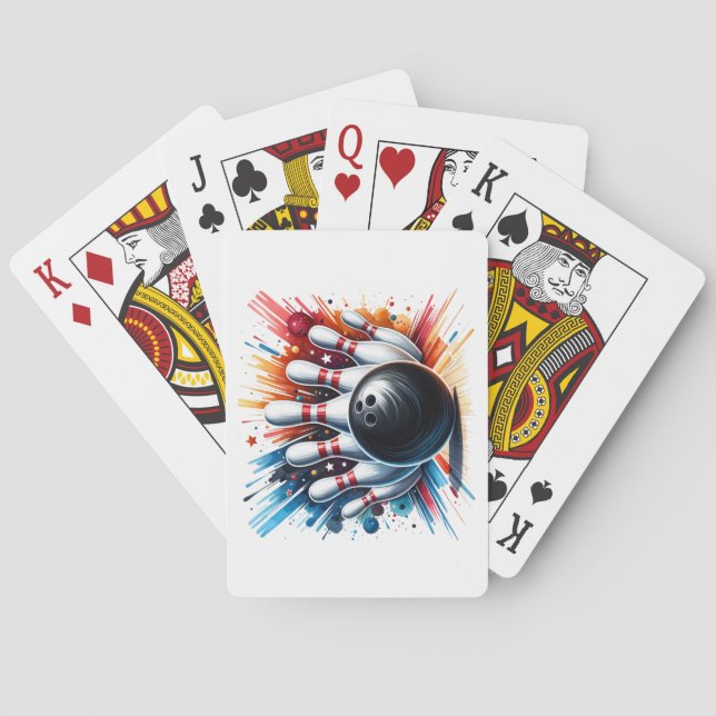 Jeu De Cartes Bowling Jouer Cartes (dos)