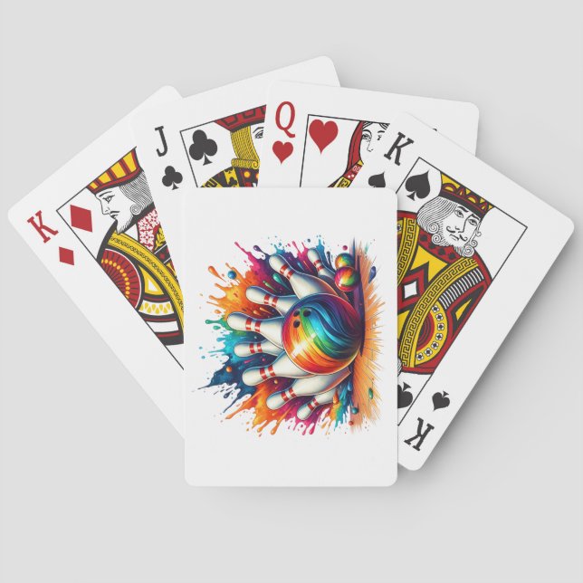 Jeu De Cartes Bowling Jouer Cartes (dos)
