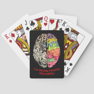 Jeu De Cartes Brain on Deck Playing Cards