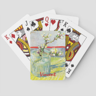 Jeu De Cartes Branche d'amandier en fleurs par Vincent van Gogh