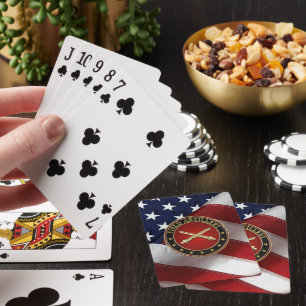 Jeu De Cartes Branche de l'artillerie de campagne Insigne Éditio