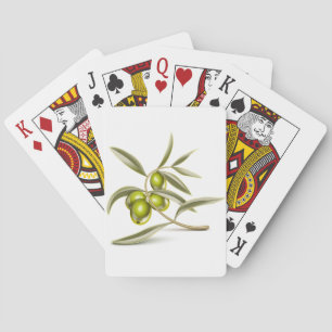 Jeu De Cartes Branche des olives vertes