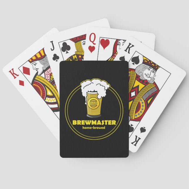 Jeu De Cartes Brasseur Beer père brassé à la maison papa (dos)