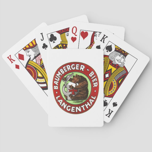 Jeu De Cartes Brauerei Baumberger Langenthal Kartenspiele (dos)
