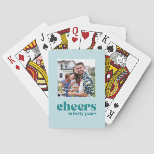Jeu De Cartes Bravo vert rétro, 40e anniversaire