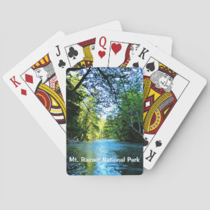 Jeu De Cartes Bright Blue River Under Green Tree à Washington