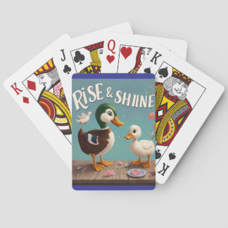 Jeu De Cartes Bright Morning avec des canards